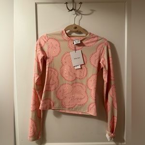 NWT Aubrey Longsleeve in Rosewater